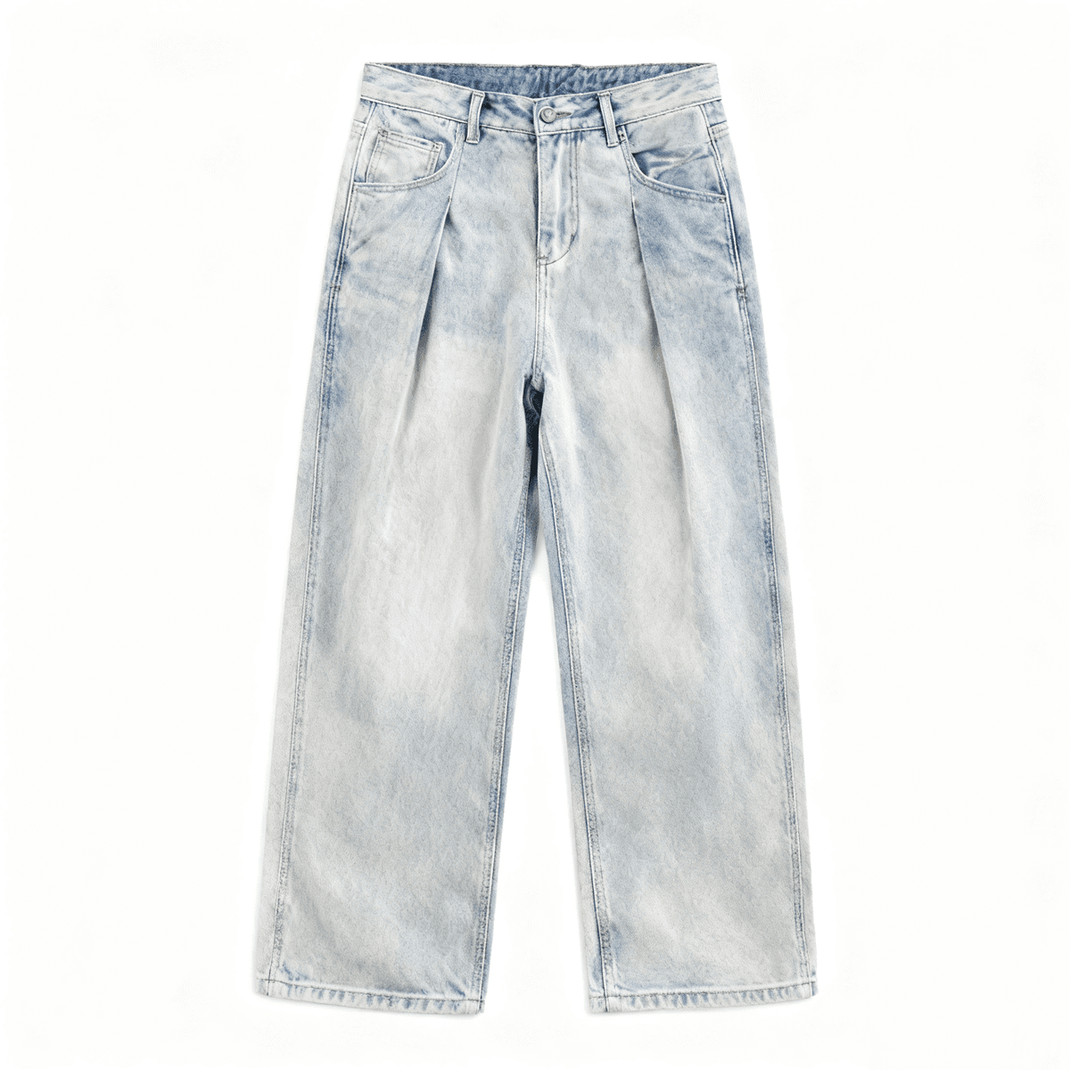 Echo Light Wide-Leg Jeans | Unisex Urban Power Denim