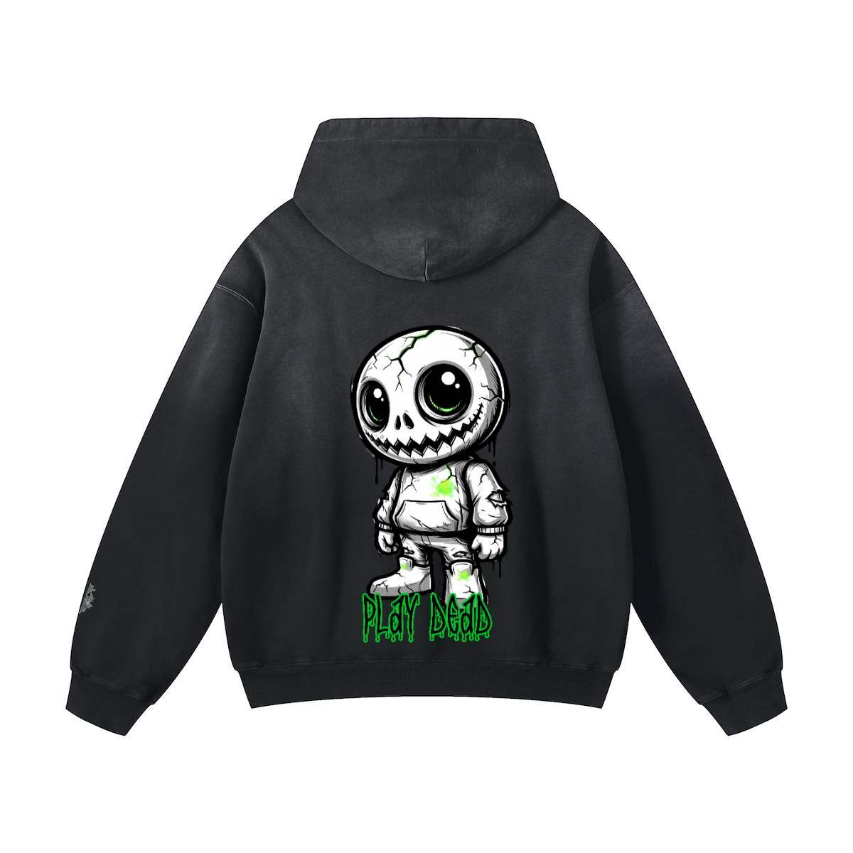 Psychabuns™ GlitchGrin Hoodie — Identity Fragmentation Edition