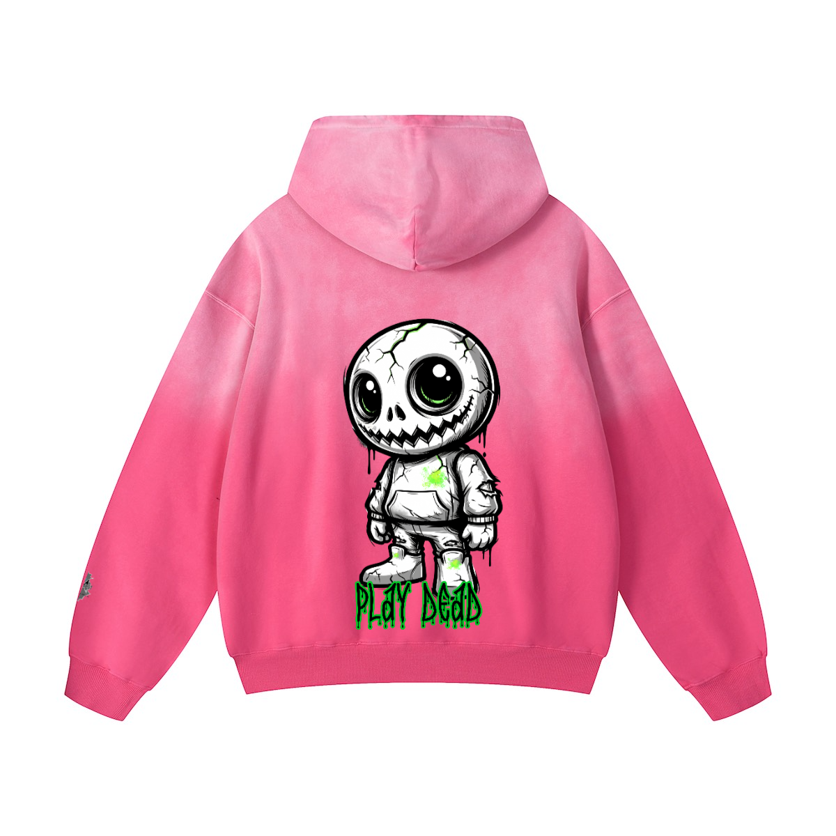 Psychabuns™ GlitchGrin Hoodie — Identity Fragmentation Edition