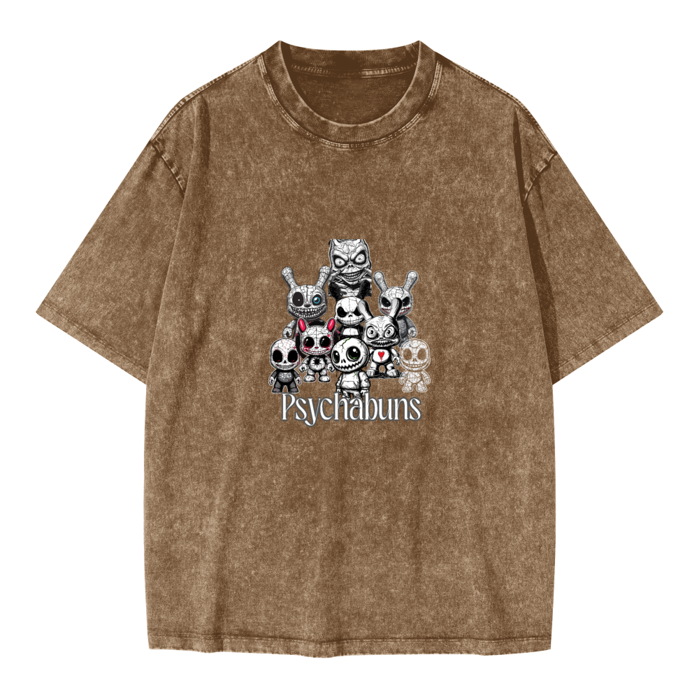 Psychabuns™ Redline T-Shirt — Deliberate Chaos Graphic Tee