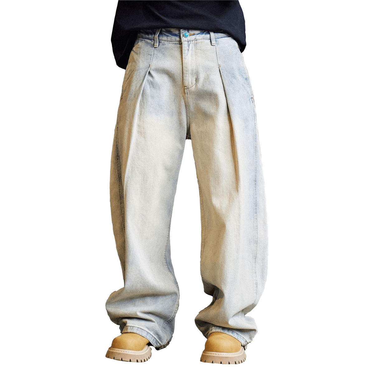 Echo Light Wide-Leg Jeans | Unisex Urban Power Denim