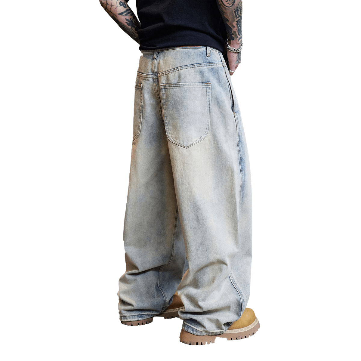 Echo Light Wide-Leg Jeans | Unisex Urban Power Denim