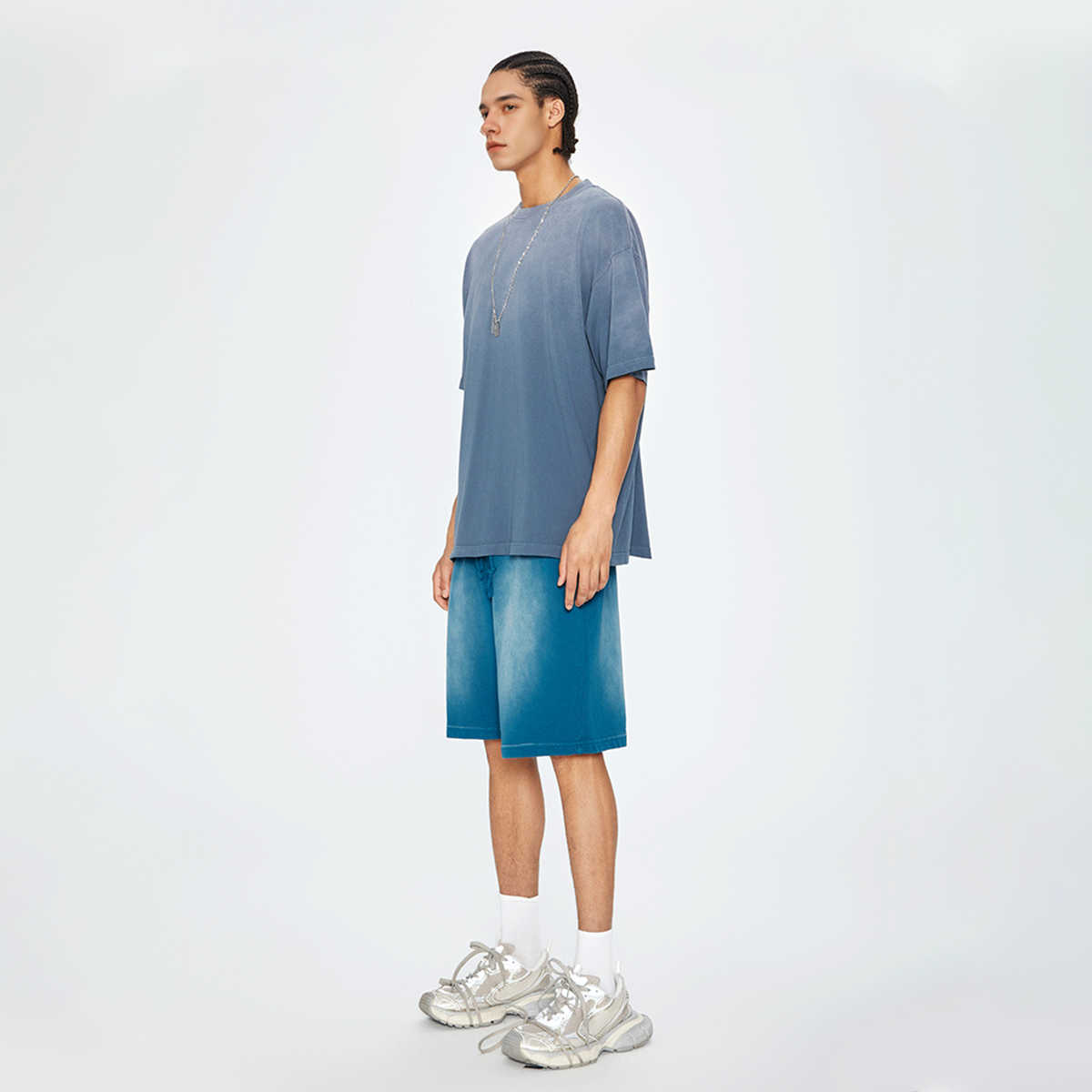 Play Dead — Unisex Washed Gradient T-Shirt | Urban Ascent Graphic Streetwear