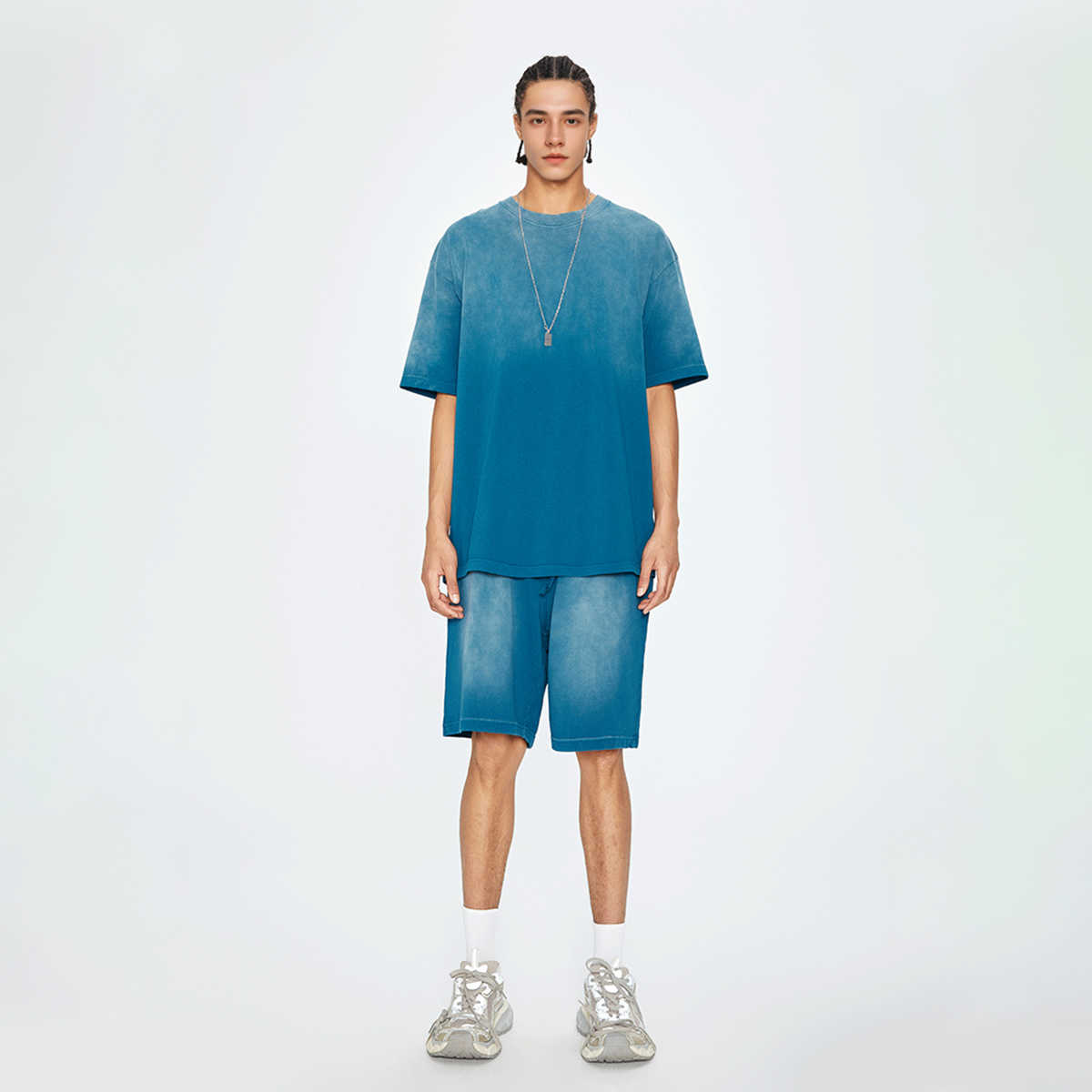 Play Dead — Unisex Washed Gradient T-Shirt | Urban Ascent Graphic Streetwear