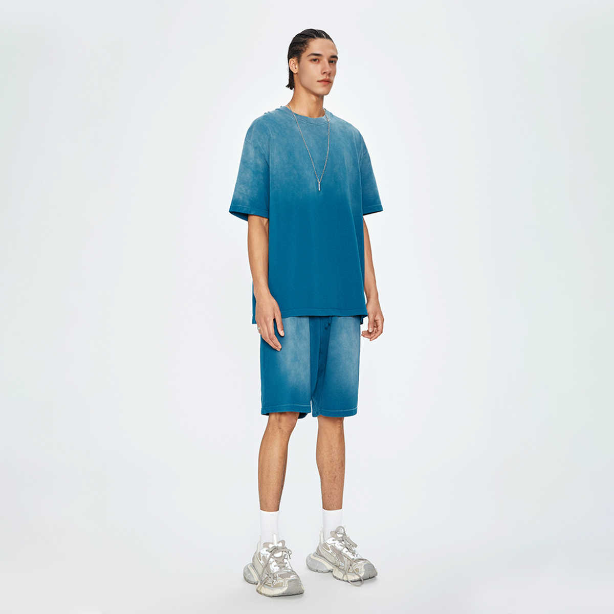 Play Dead — Unisex Washed Gradient T-Shirt | Urban Ascent Graphic Streetwear