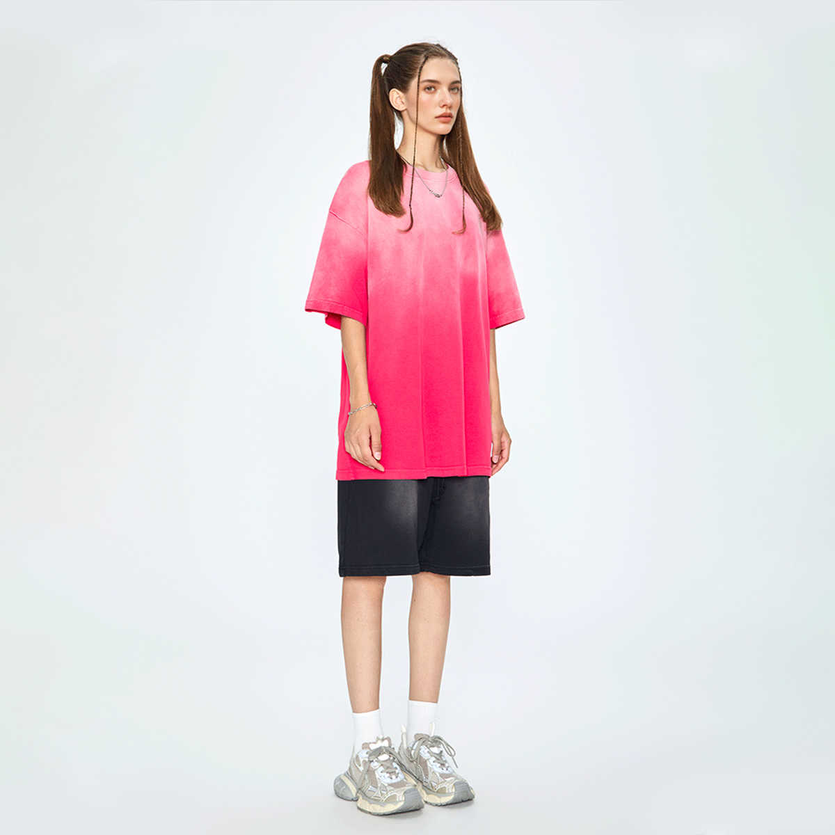 Play Dead — Unisex Washed Gradient T-Shirt | Urban Ascent Graphic Streetwear