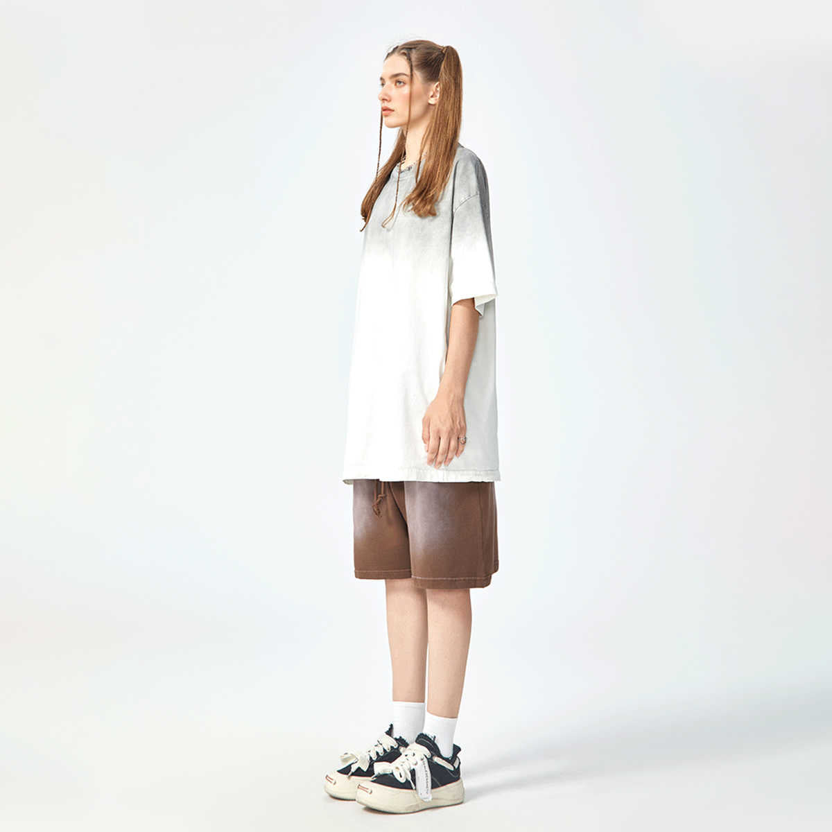 Play Dead — Unisex Washed Gradient T-Shirt | Urban Ascent Graphic Streetwear